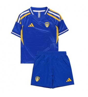 Leeds United Udebanetrøje Børn 2025-26 Kortærmet (+ Korte bukser)